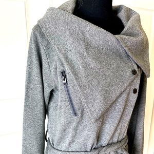 Harley Davidson Asymmetrical Light Gray Jacket
